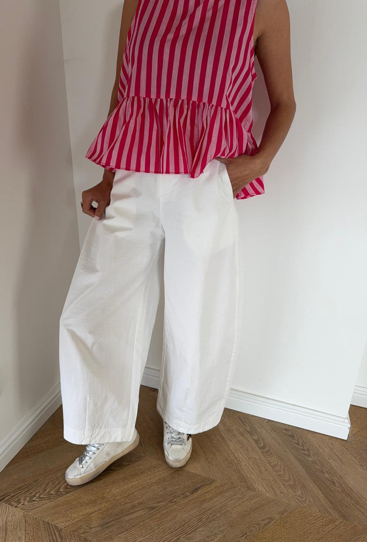 JEAN |  BARREL BLANC