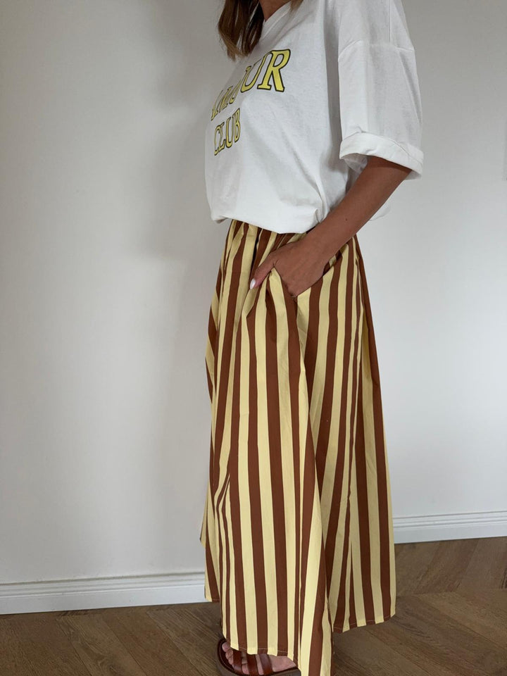 JUPE | JANNA RAYÉE JAUNE