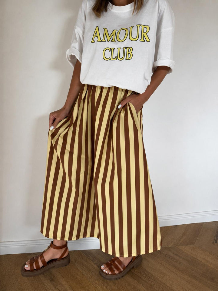 JUPE | JANNA RAYÉE JAUNE