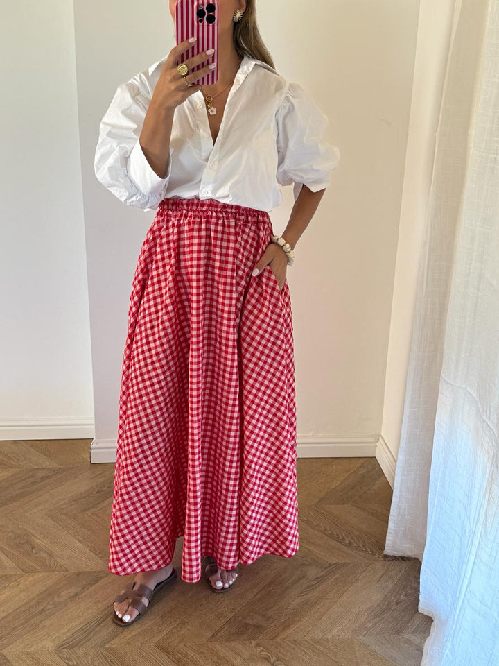 JUPE | CHERRY ROUGE
