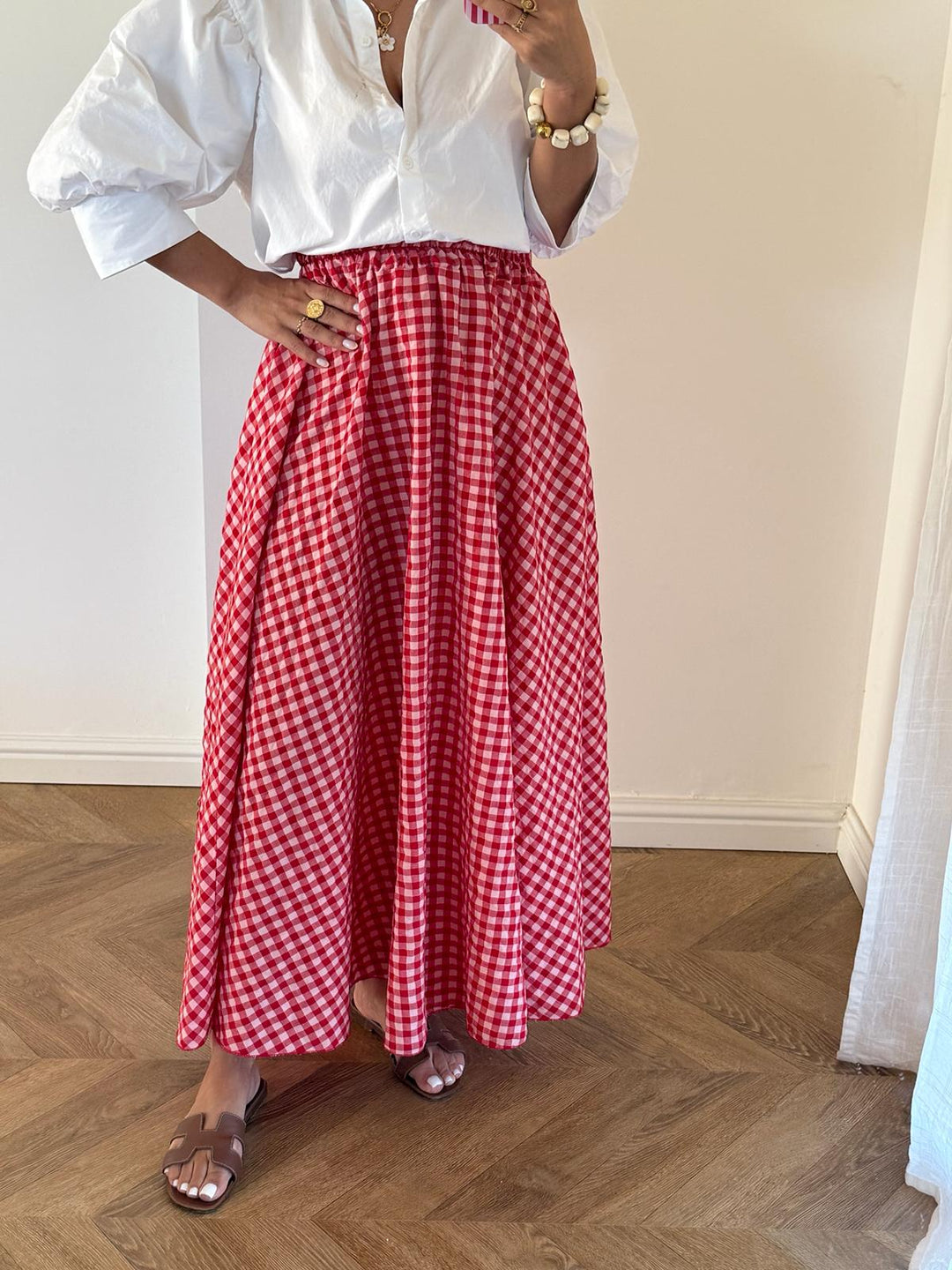 JUPE | CHERRY ROUGE