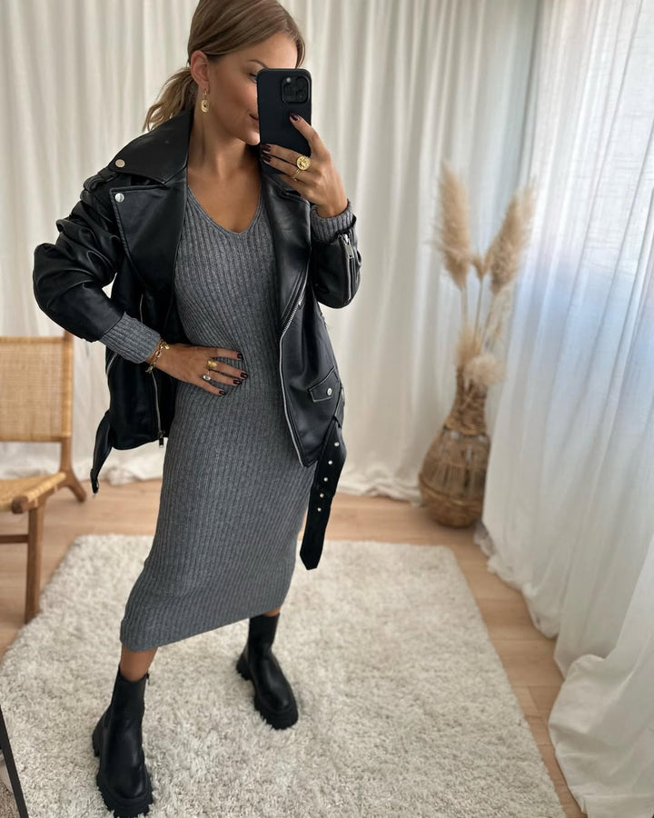 Robe pull | AGATHE GRIS