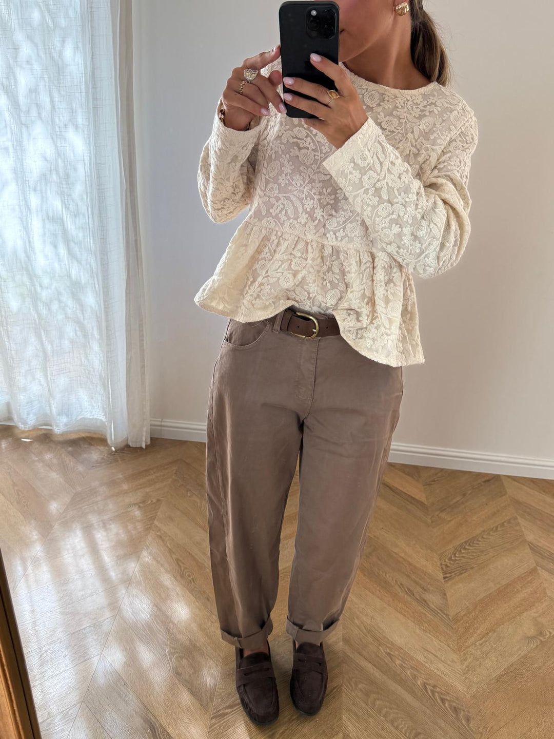JEAN | BARREL MARRON