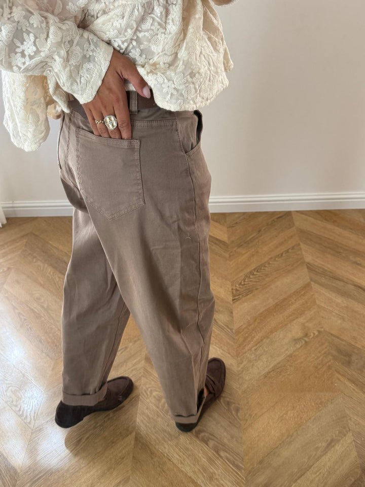 JEAN | BARREL MARRON