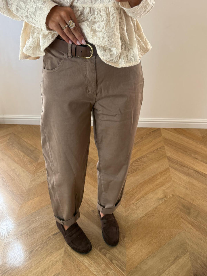 JEAN | BARREL MARRON