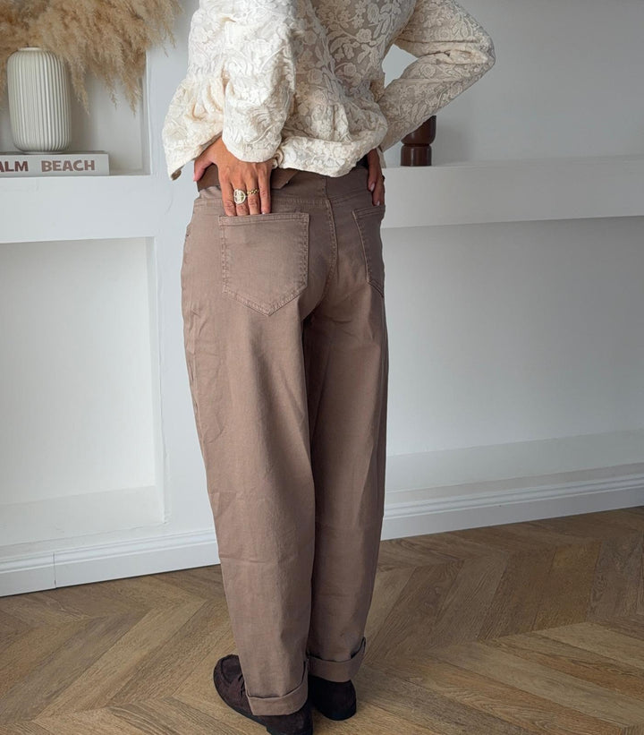 JEAN | BARREL MARRON