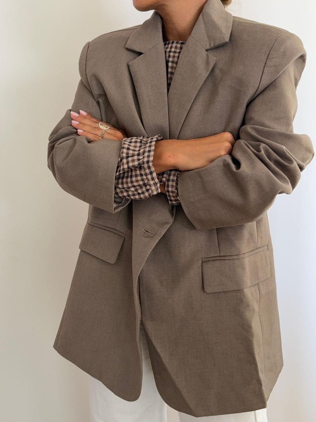 BLAZER | TAUPE