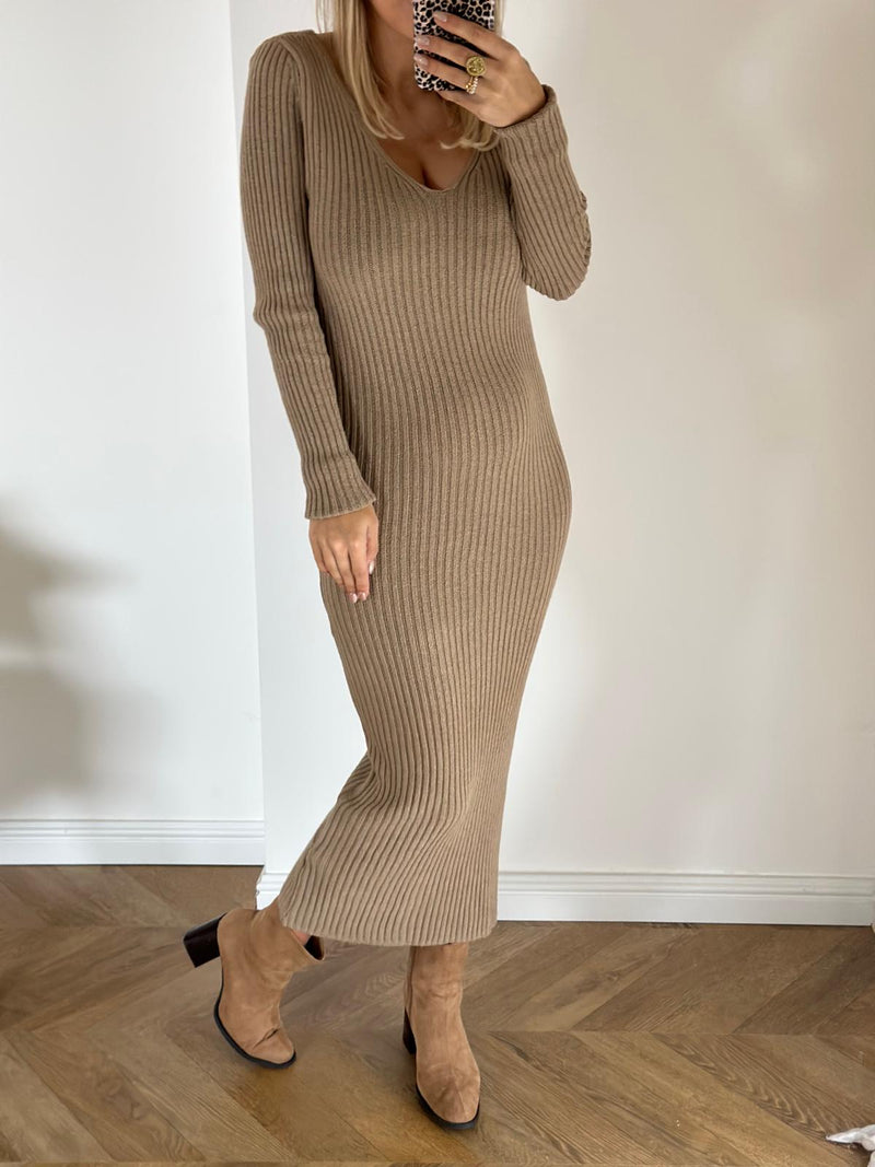 ROBE PULL AGATHE CAMEL