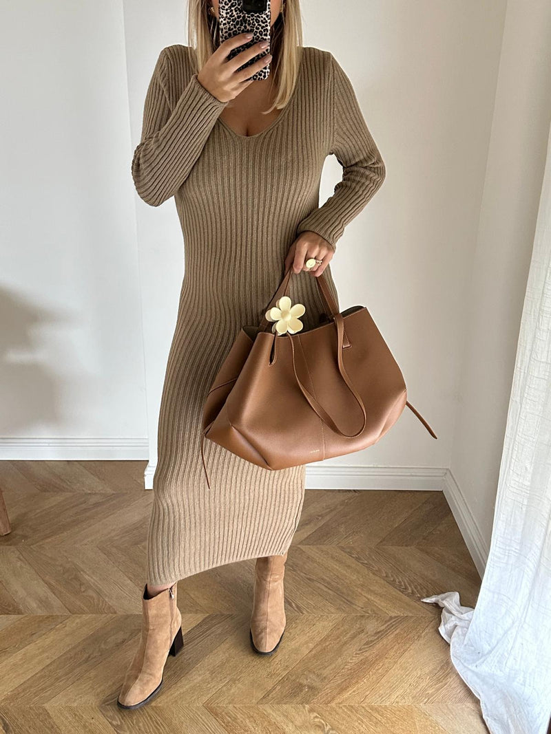 ROBE PULL AGATHE CAMEL