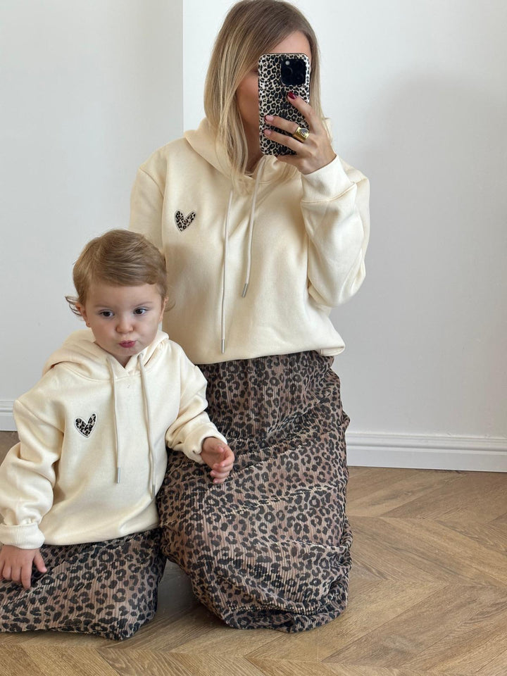 SWEAT | COEUR LÉOPARD KIDS